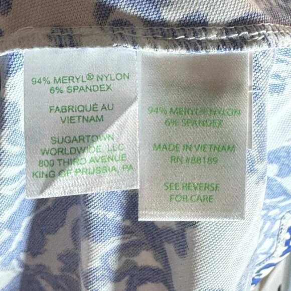 Lilly Pulitzer Chillylilly Marlena Upf 50+ Button Down Top Size XS NWT $178 - Picture 7 of 9